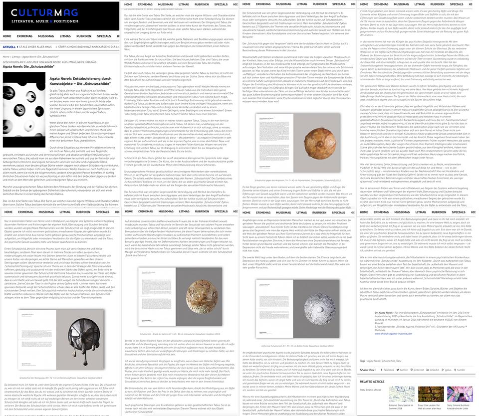 Artykuł Agaty Norek dla magazynu "CulturMag"